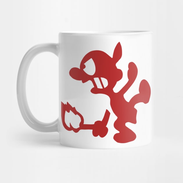 Fire Attack- Mr. Game & Watch (Red) by Orangeblitz